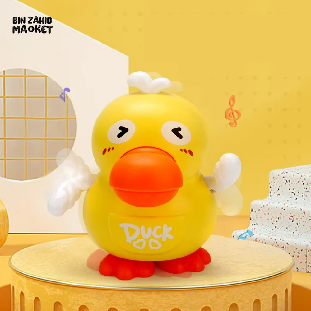 EARLY EDUCATIONAL MONTESSORI ELECTRONIC PETS – DANCING DUCK TOY WITH LIGHT & MUSIC FOR BABIES - Image 8