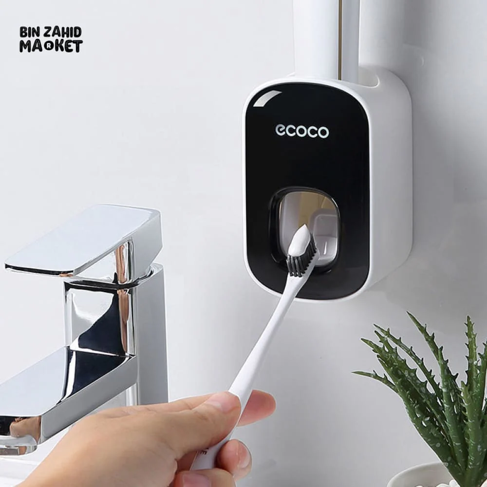 ECOCO AUTOMATIC TOOTHPASTE SQUEEZER – NO DRILLING REQUIRED WALL-MOUNT BATHROOM GADGET - Image 2