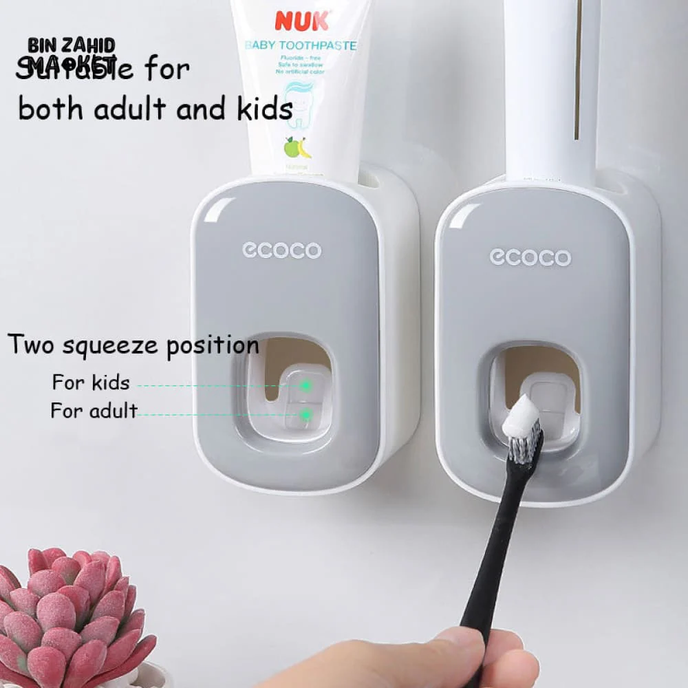 ECOCO AUTOMATIC TOOTHPASTE SQUEEZER – NO DRILLING REQUIRED WALL-MOUNT BATHROOM GADGET - Image 3