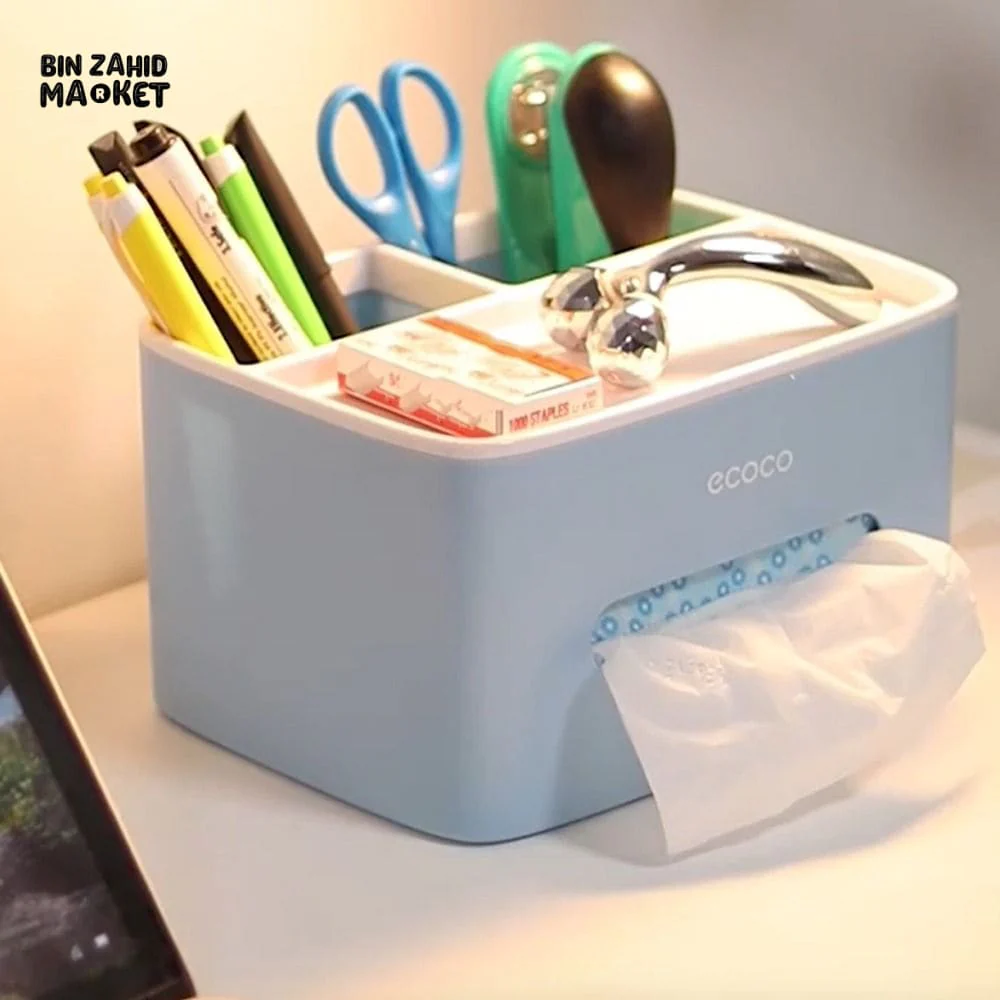 ECOCO MULTIFUNCTION TISSUE HOLDER – WATERPROOF 2-COMPARTMENT REMOTE STORAGE - Image 3