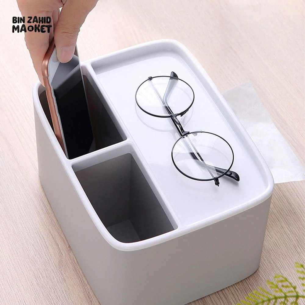 ECOCO MULTIFUNCTION TISSUE HOLDER – WATERPROOF 2-COMPARTMENT REMOTE STORAGE - Image 5