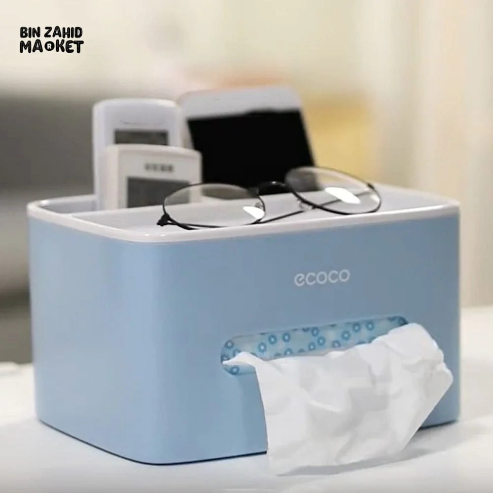ECOCO MULTIFUNCTION TISSUE HOLDER – WATERPROOF 2-COMPARTMENT REMOTE STORAGE - Image 7