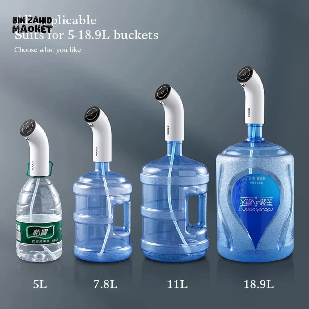 ECOCO PORTABLE ELECTRIC WATER DISPENSER – USB CHARGING PUMP FOR 19 L WATER BOTTLES - Image 4