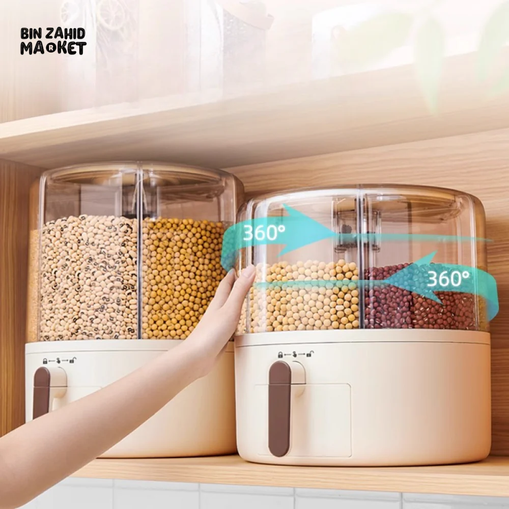 ECOCO RICE & GRAINS STORAGE BOX - 5KG - Image 2