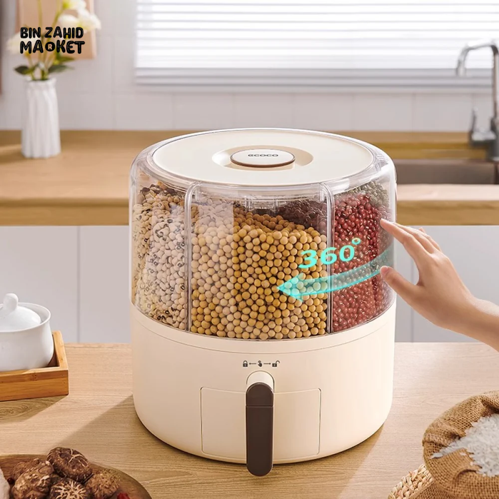 ECOCO RICE & GRAINS STORAGE BOX - 5KG - Image 3