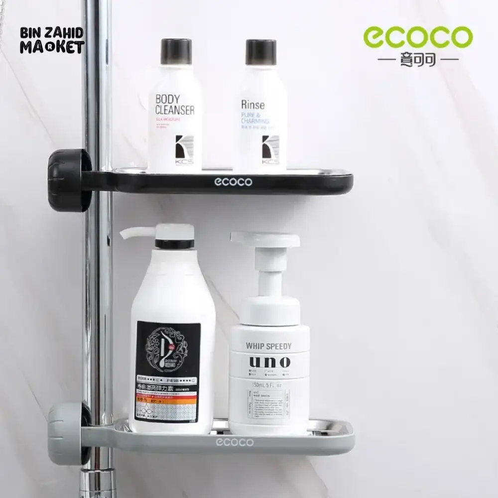 ECOCO SINK CADDY FOR FAUCET – DRAIN RACK WITH SPONGE STORAGE & SOAP TRAY - Image 4