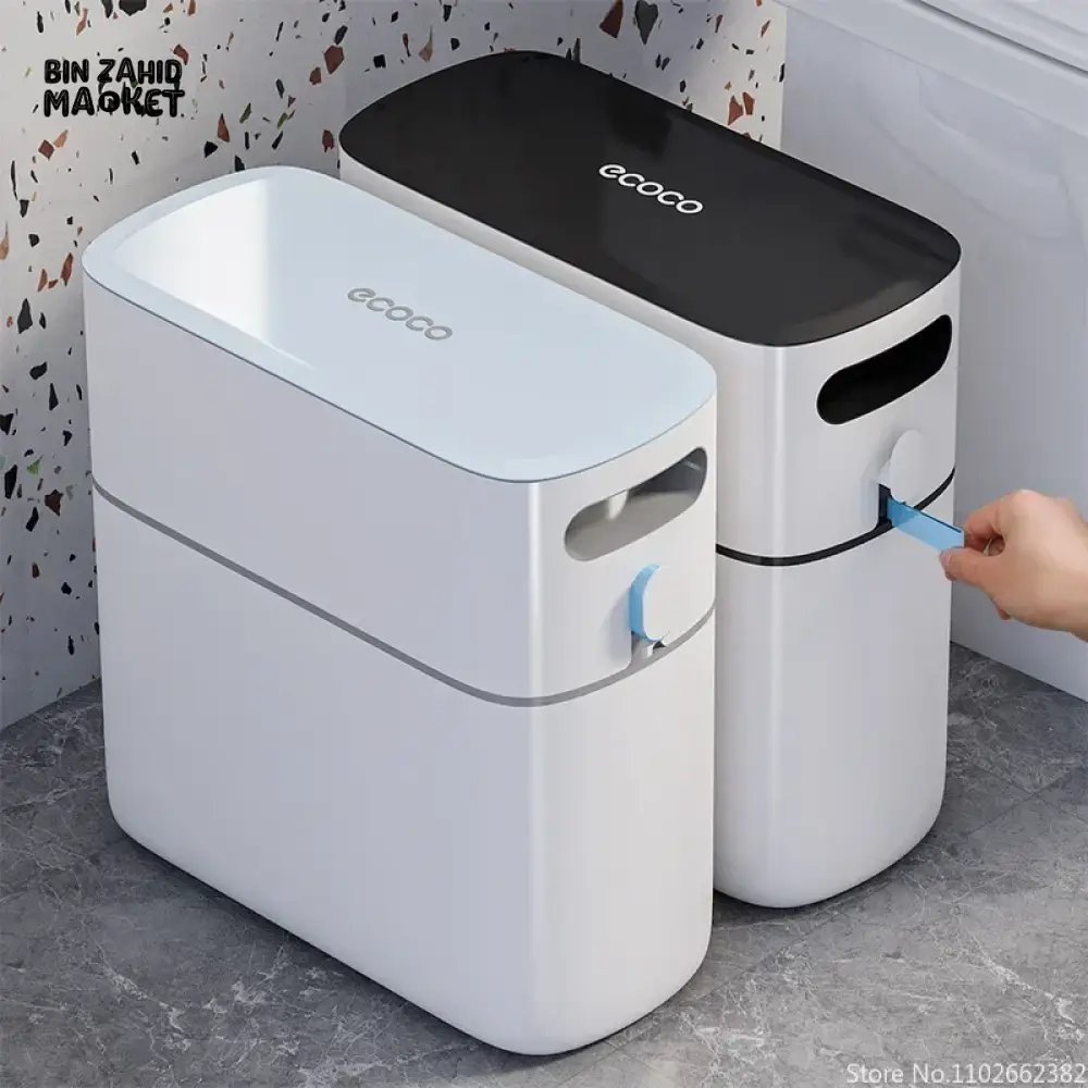 ECOCO SLIM NARROW TRASH CAN 7 LITRE – MODERN HOME & BATHROOM BIN