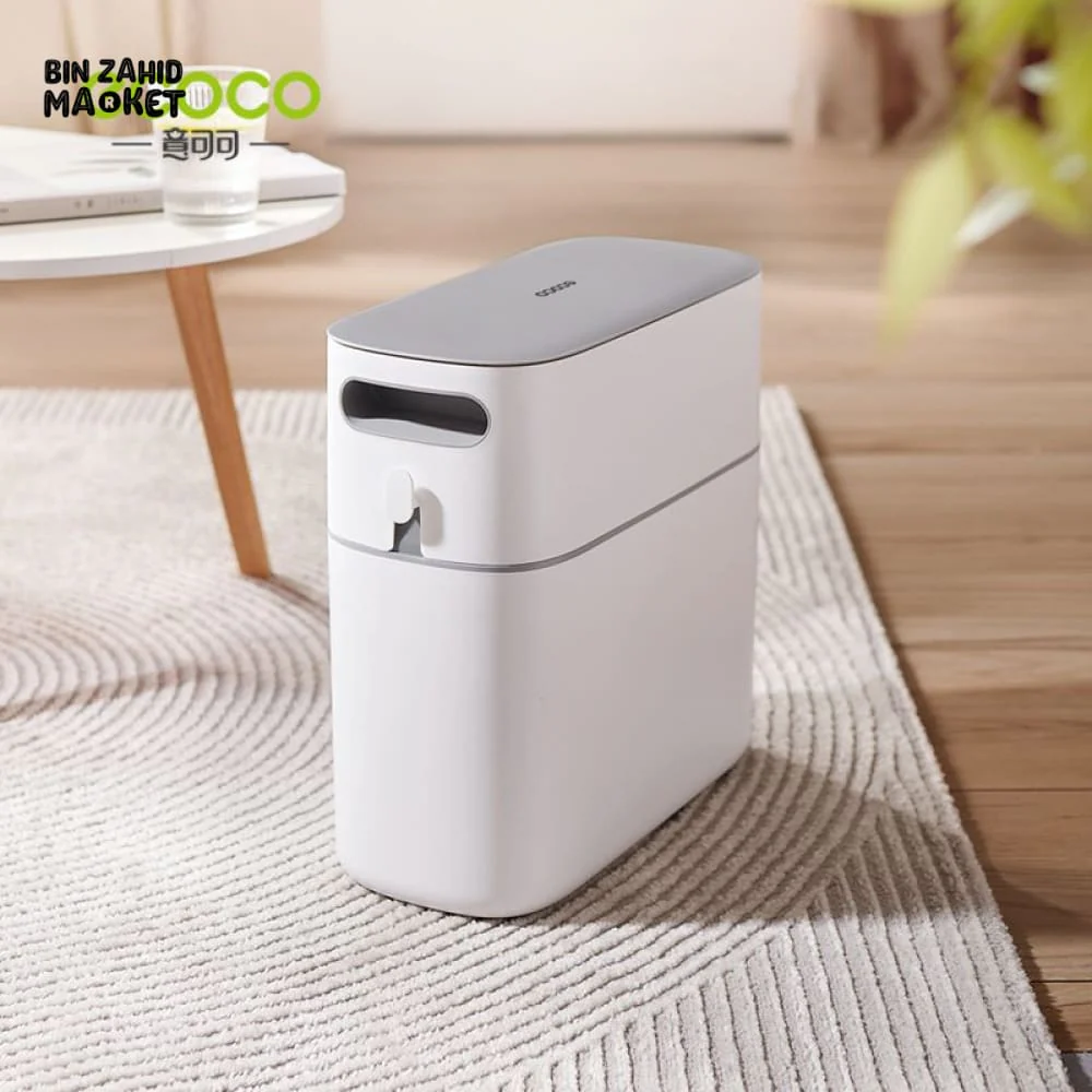 ECOCO SLIM NARROW TRASH CAN 7 LITRE – MODERN HOME & BATHROOM BIN - Image 3
