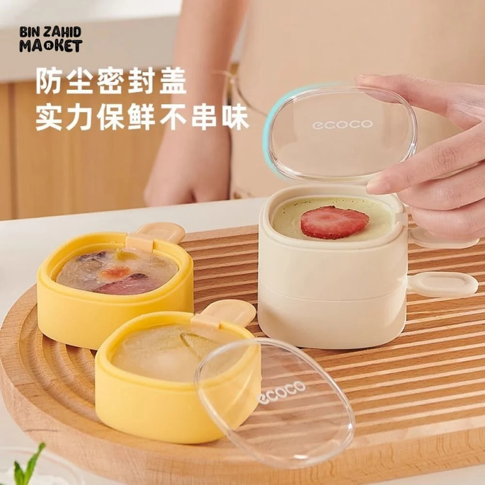 ECOCO STACKABLE ICE CREAM MOLDS WITH STICKS – LEAK-PROOF FOOD-GRADE KITCHEN ACCESSORY FOR TODDLER SNACKS - Image 4