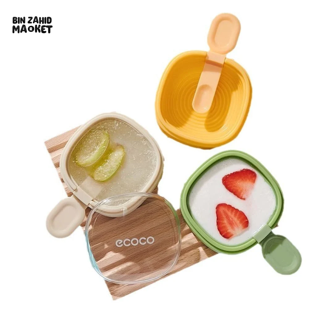 ECOCO STACKABLE ICE CREAM MOLDS WITH STICKS – LEAK-PROOF FOOD-GRADE KITCHEN ACCESSORY FOR TODDLER SNACKS - Image 5