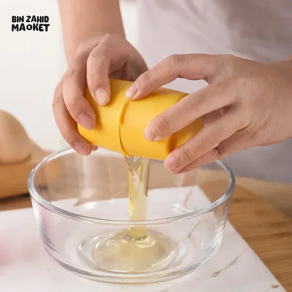 EGG TOPPER SHELL CUTTER RAW EGG CRACKER SEPARATOR & OPENER – KITCHEN BAKING TOOL - Image 3