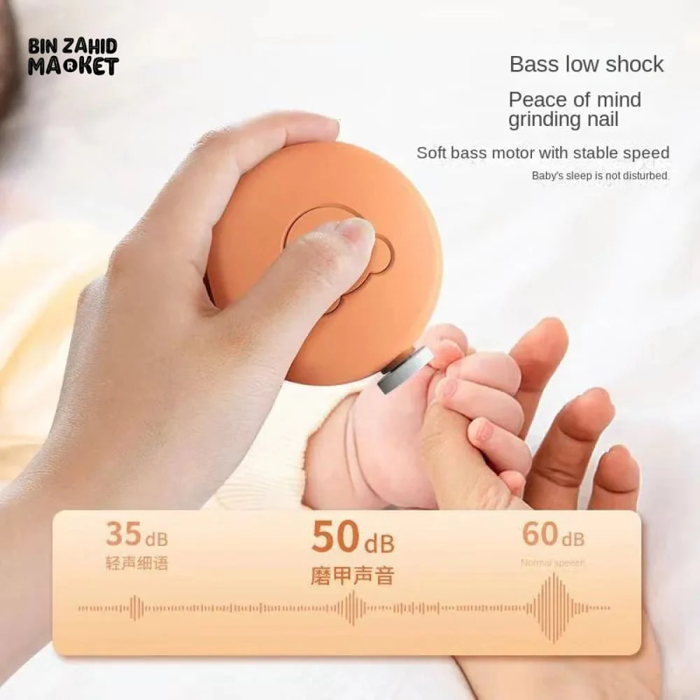 MUMLOVE BABY NAIL TRIMMER ELECTRIC WITH 6 GRINDING HEADS – SAFE & QUIET FOR NEWBORN TO ADULT - Image 3