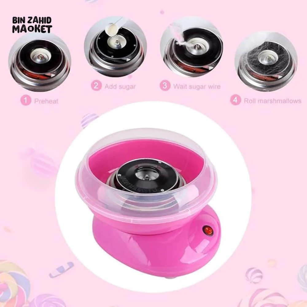 ELECTRIC COTTON CANDY MACHINE – DIY SUGAR FLOSS FOR KIDS & PARTIES - Image 3