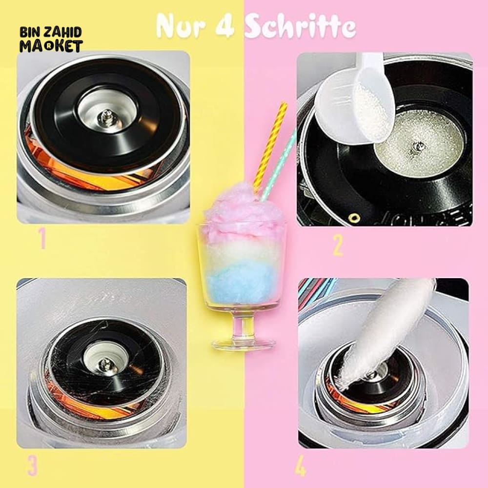 ELECTRIC COTTON CANDY MACHINE – DIY SUGAR FLOSS FOR KIDS & PARTIES - Image 4