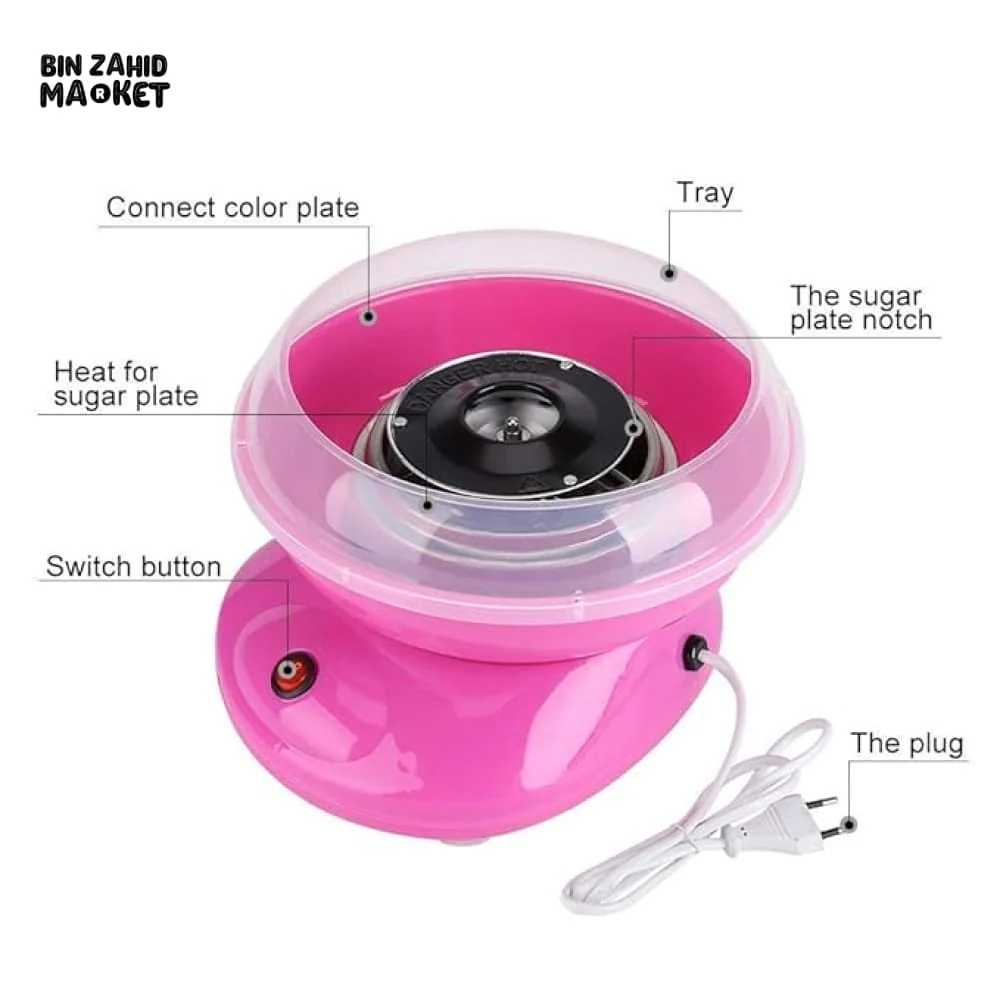 ELECTRIC COTTON CANDY MACHINE – DIY SUGAR FLOSS FOR KIDS & PARTIES - Image 8
