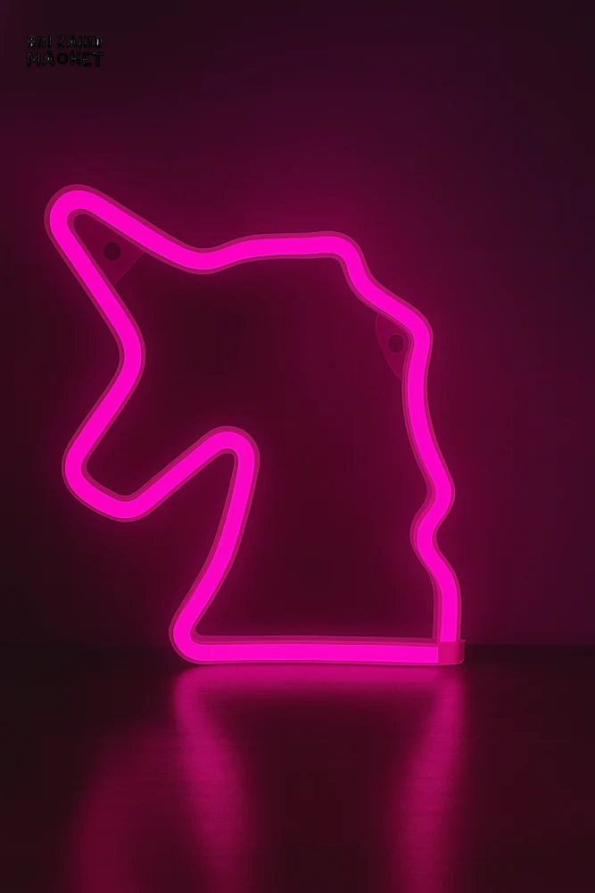 ELECTRIC UNICORN NEON WALL LIGHT – PINK LED NIGHT SIGN FOR BEDROOM & ROOM DECOR - Image 2