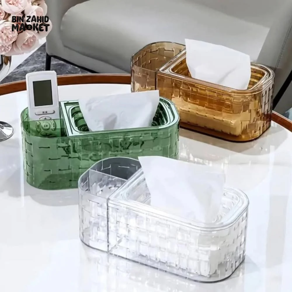 ELEGANT ACRYLIC TISSUE BOX DISPENSER – STYLISH NAPKIN HOLDER FOR CAFE & BEDROOM - Image 2
