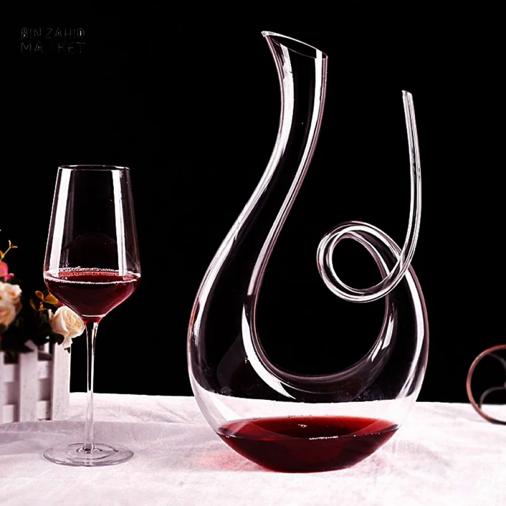 ELEGANT SNAIL-SHAPED DECANTER PERFECT FOR SERVING JUICE & BEVERAGES IN STYLE - Image 4