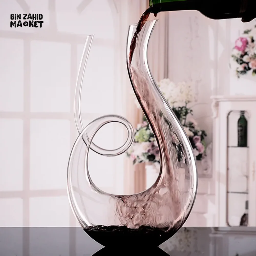 ELEGANT SNAIL-SHAPED DECANTER PERFECT FOR SERVING JUICE & BEVERAGES IN STYLE - Image 5