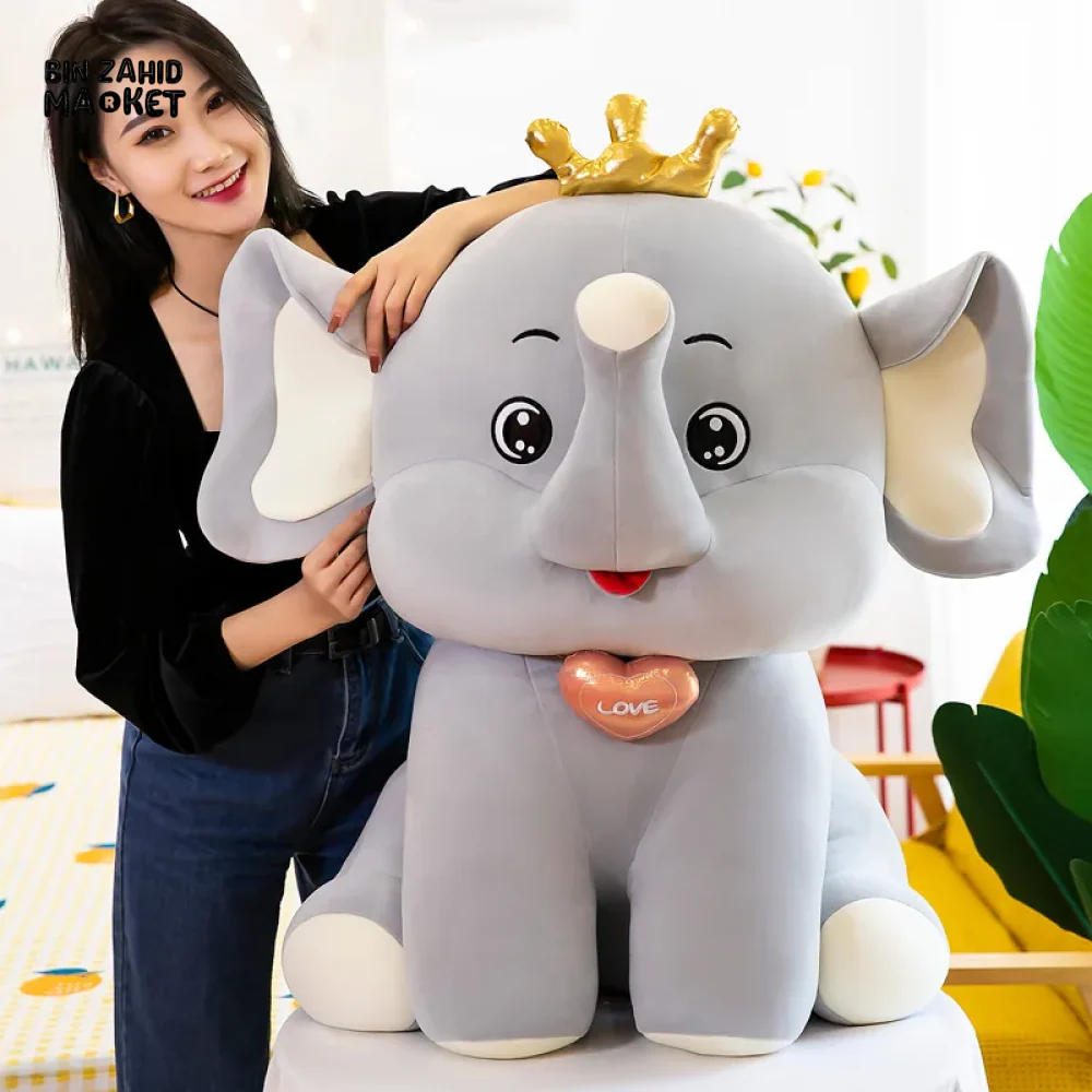 ELEPHANT TOY WITH FLAPPY EARS - SOFT STUFFED ANIMAL TOY FOR KIDS AND GIRLS - Image 2