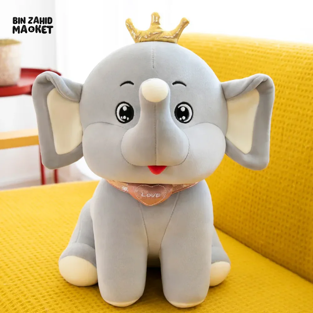 ELEPHANT TOY WITH FLAPPY EARS - SOFT STUFFED ANIMAL TOY FOR KIDS AND GIRLS - Image 5