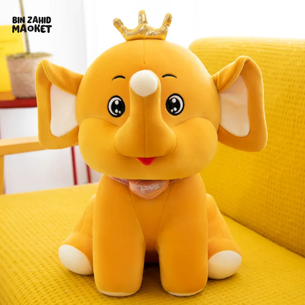 ELEPHANT TOY WITH FLAPPY EARS - SOFT STUFFED ANIMAL TOY FOR KIDS AND GIRLS - Image 6