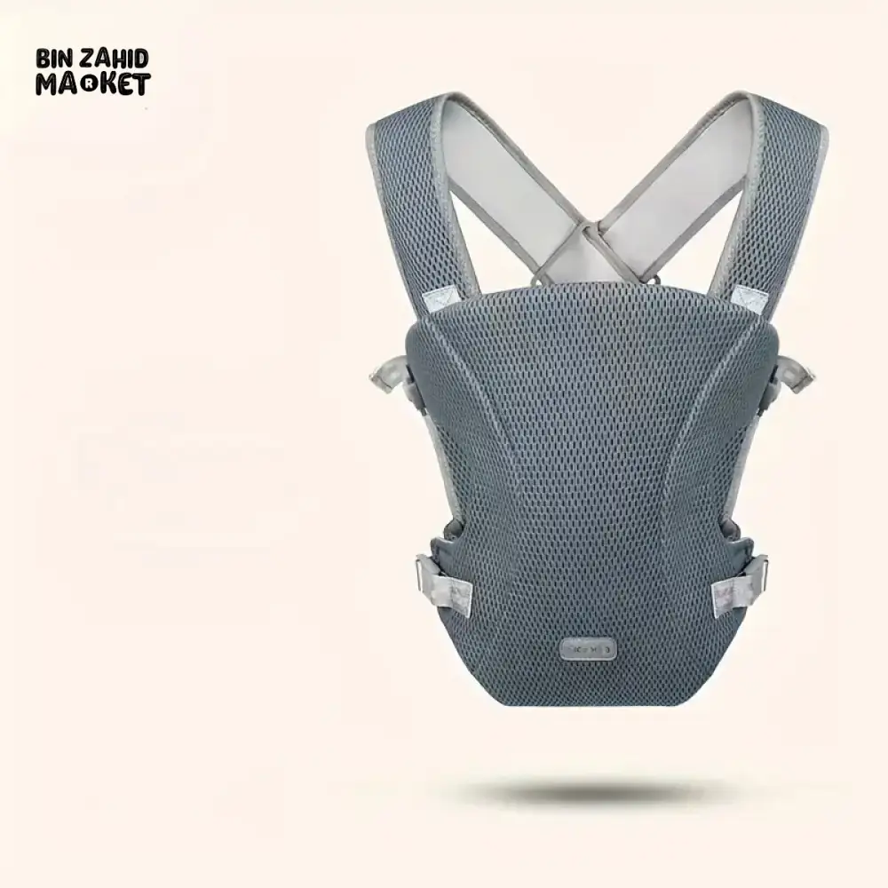 ERGONOMIC BABY CARRIER BREATHABLE & MULTI-FUNCTIONAL WRAP FRONT & BACK CARRY COMFORT FOR NEWBORNS - Image 3