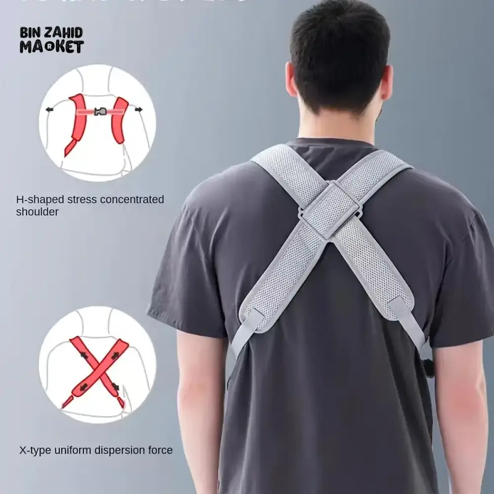 ERGONOMIC BABY CARRIER BREATHABLE & MULTI-FUNCTIONAL WRAP FRONT & BACK CARRY COMFORT FOR NEWBORNS - Image 4