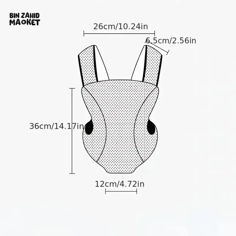 ERGONOMIC BABY CARRIER BREATHABLE & MULTI-FUNCTIONAL WRAP FRONT & BACK CARRY COMFORT FOR NEWBORNS - Image 7