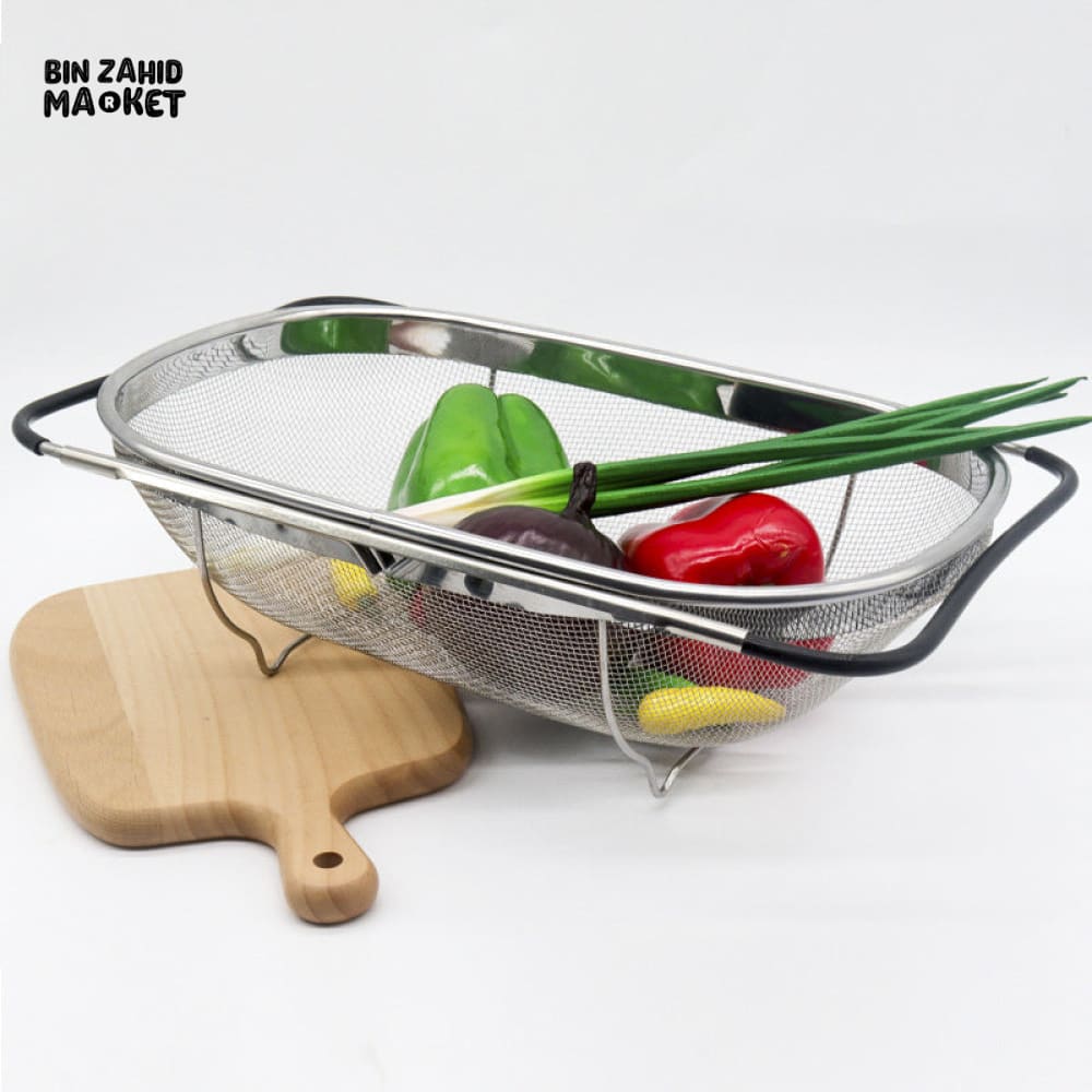 EXPANDABLE STAINLESS STEEL KITCHEN DRAIN BASKET & STRAINER - Image 3