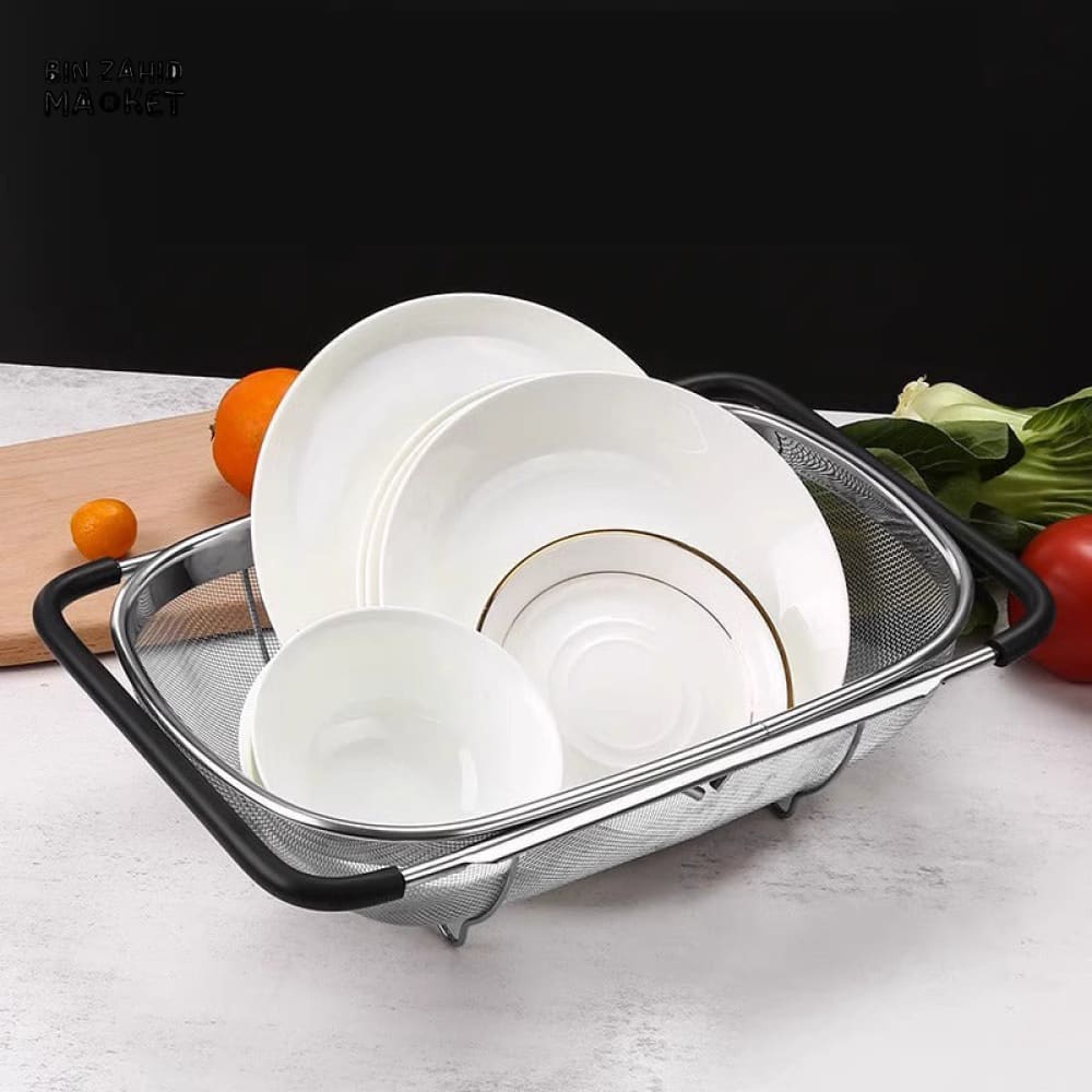 EXPANDABLE STAINLESS STEEL KITCHEN DRAIN BASKET & STRAINER - Image 4
