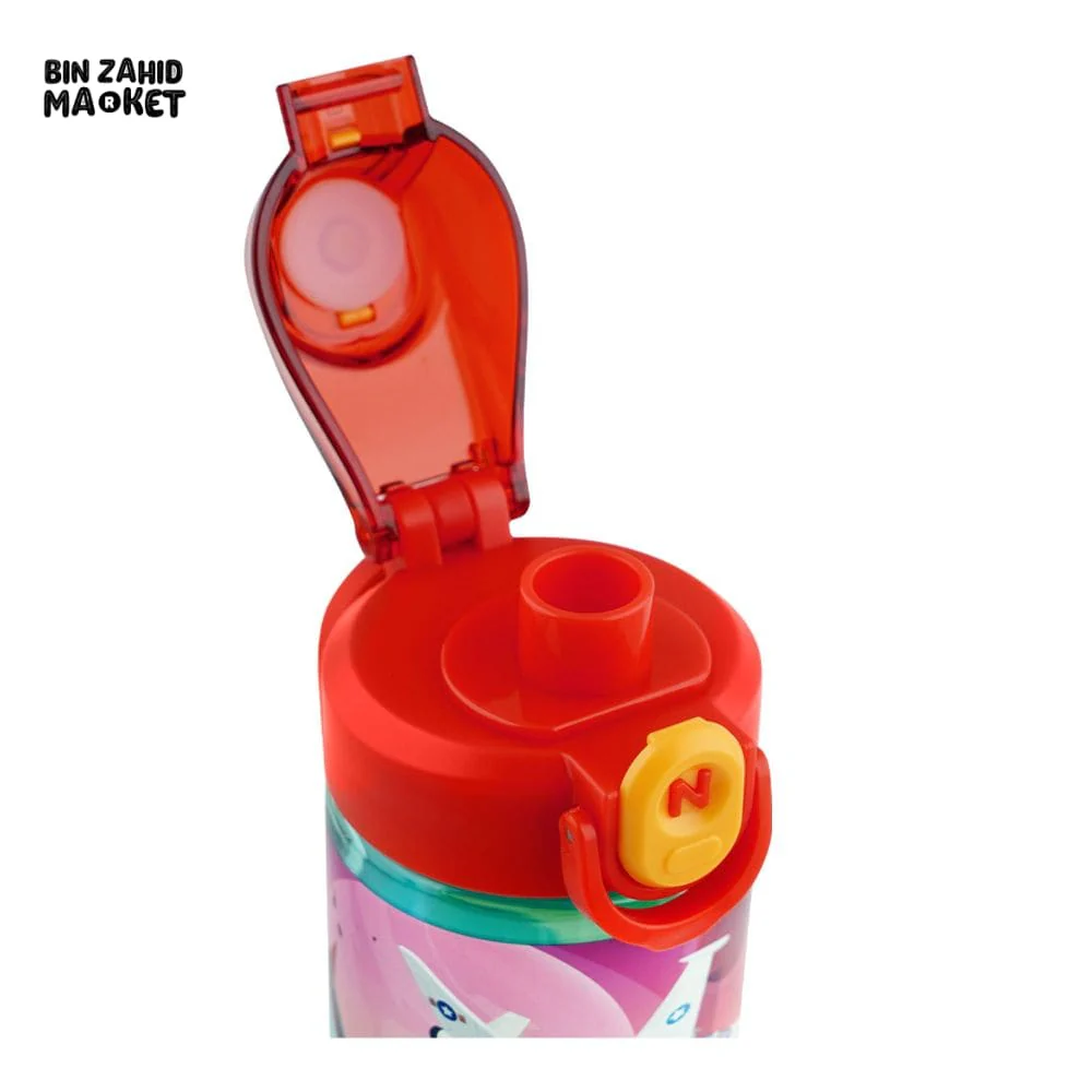 EYUN KIDS FANCY CARTOON WATER BOTTLE RED SB-12 700ML - Image 3