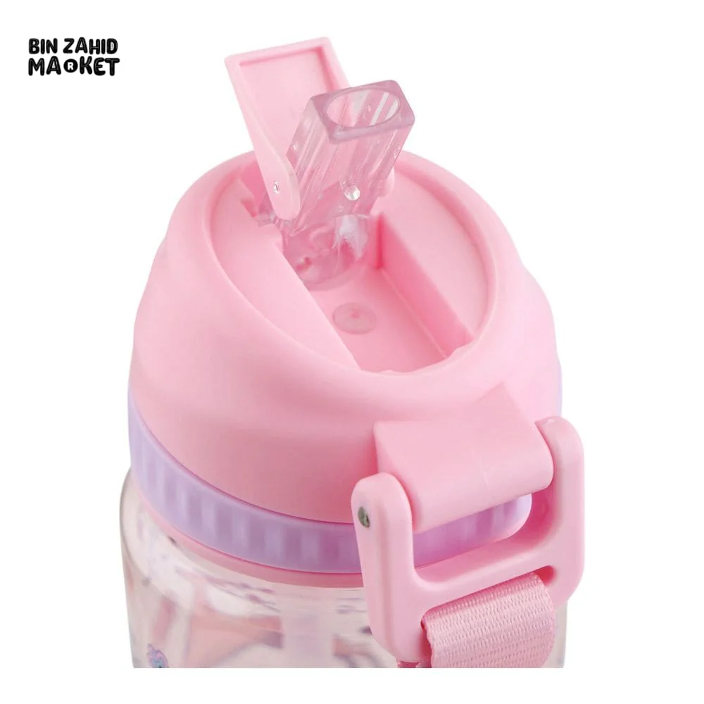 EYUN KIDS FANCY WATER BOTTLE FREE SIP PINK SB-09 750ML - Image 3