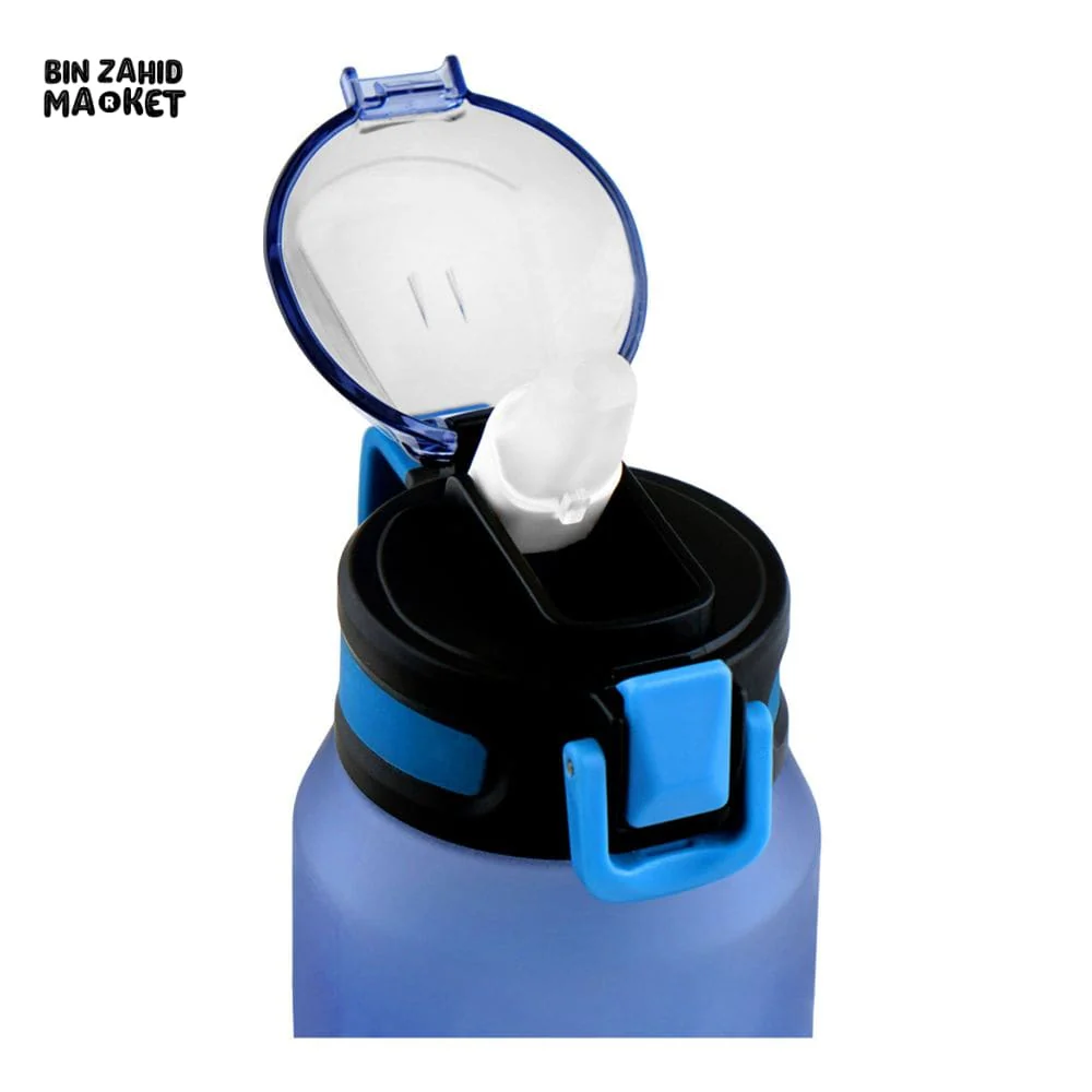 EYUN PLAIN WATER BOTTLE WITH CAP LOCK BLUE SB-05 1000ML - Image 3