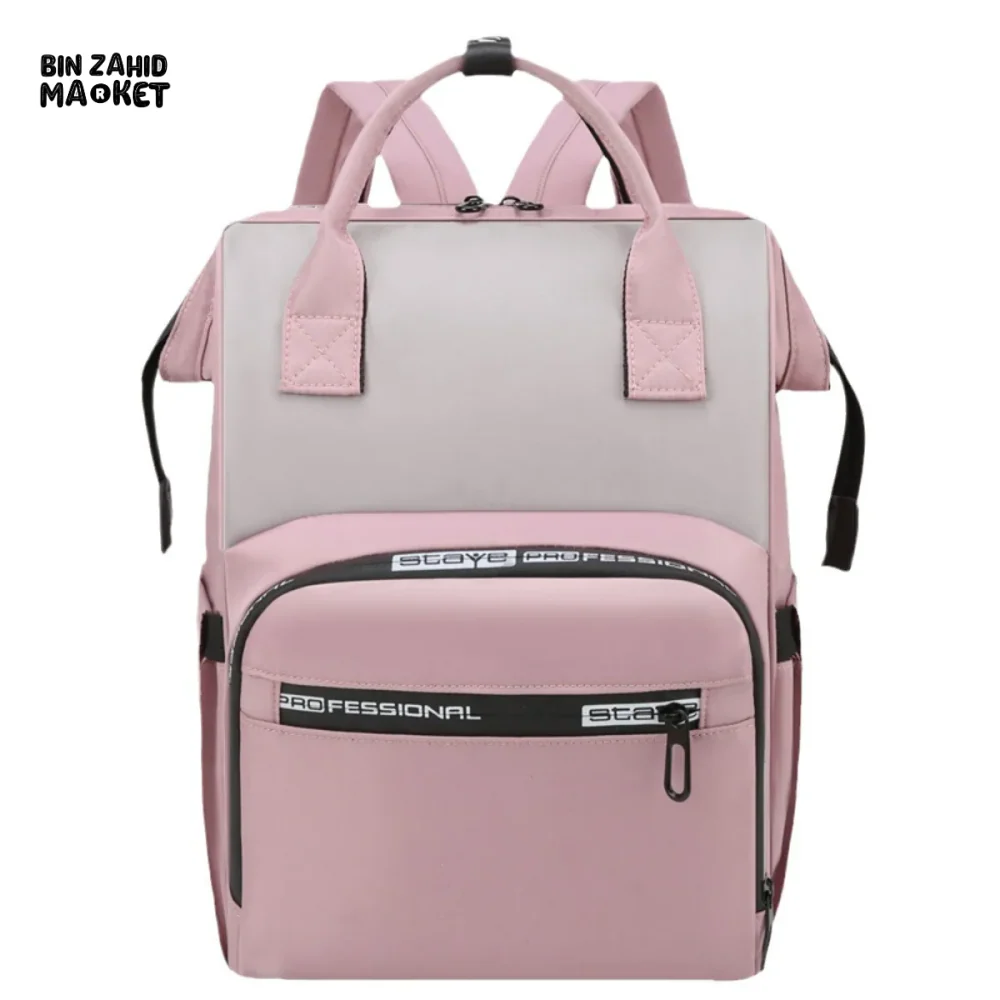 FASHIONABLE MOMMY BACKPACK LARGE CAPACITY TRAVEL STORAGE BAG - Image 15