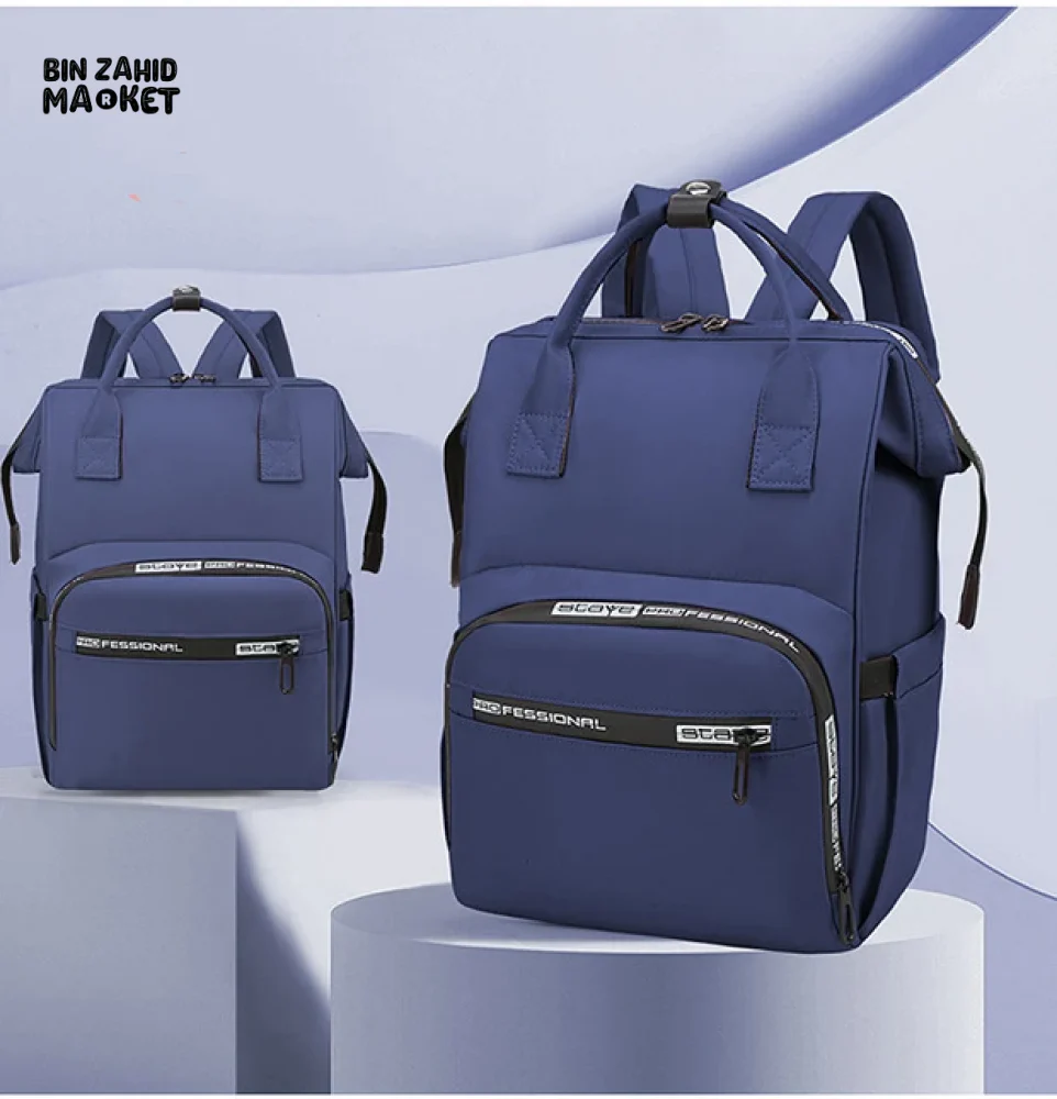 FASHIONABLE MOMMY BACKPACK LARGE CAPACITY TRAVEL STORAGE BAG - Image 16