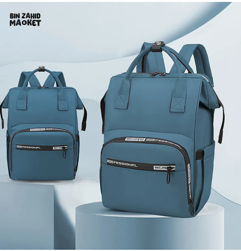 FASHIONABLE MOMMY BACKPACK LARGE CAPACITY TRAVEL STORAGE BAG - Image 18
