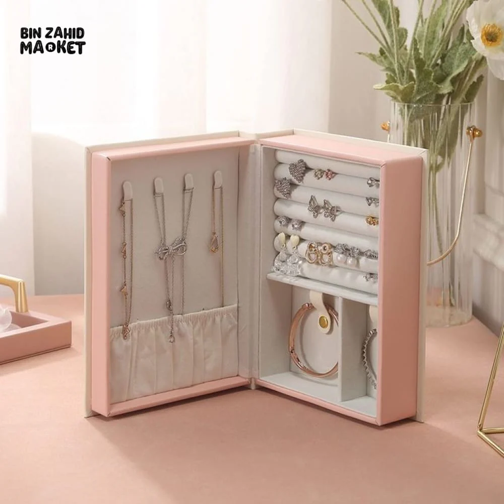 FAUX BOOK SHAPED JEWELRY BOX WITH MAGNETIC LOCK - Image 10