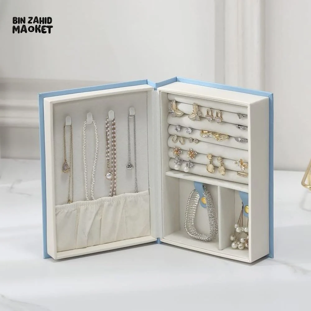 FAUX BOOK SHAPED JEWELRY BOX WITH MAGNETIC LOCK - Image 11