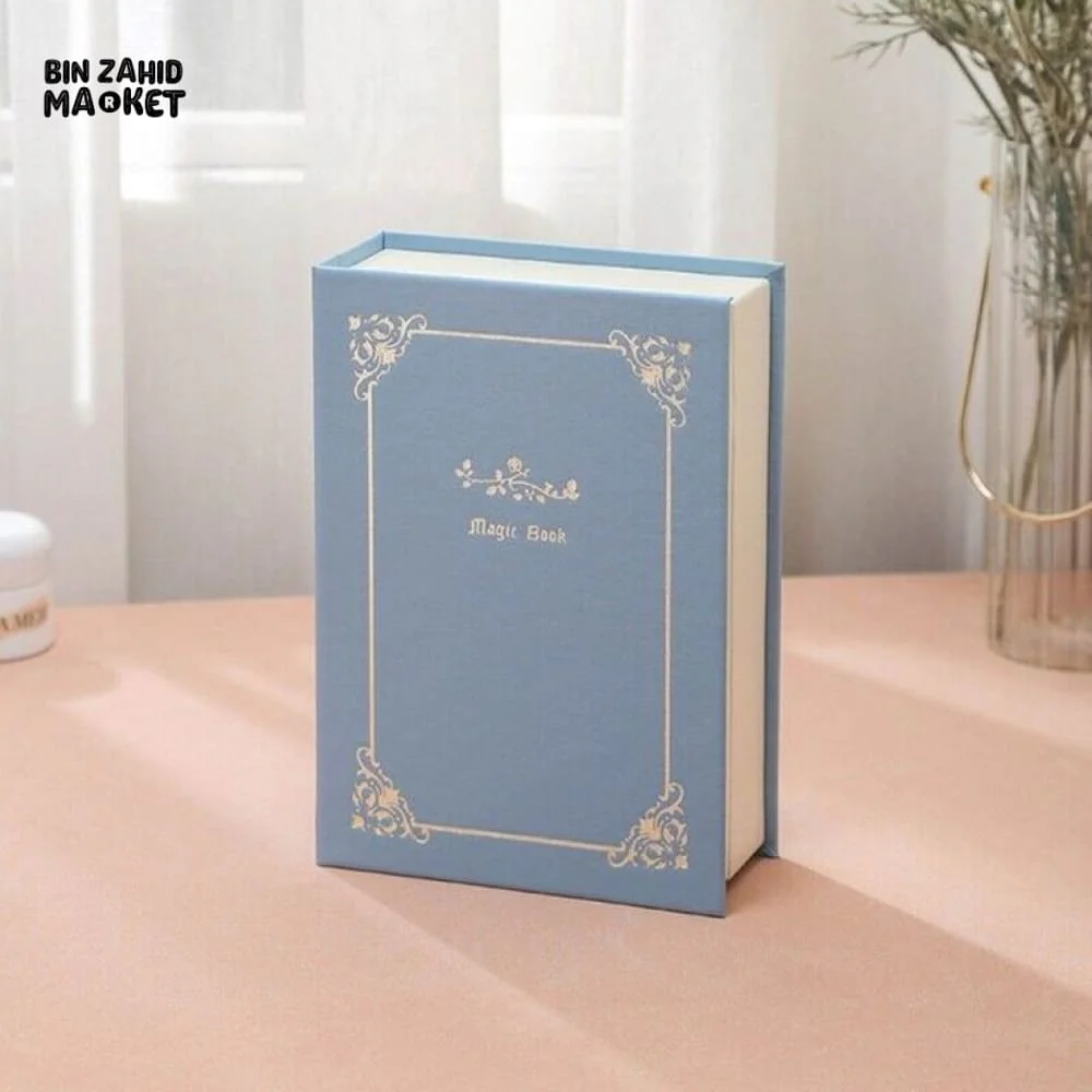 FAUX BOOK SHAPED JEWELRY BOX WITH MAGNETIC LOCK - Image 3