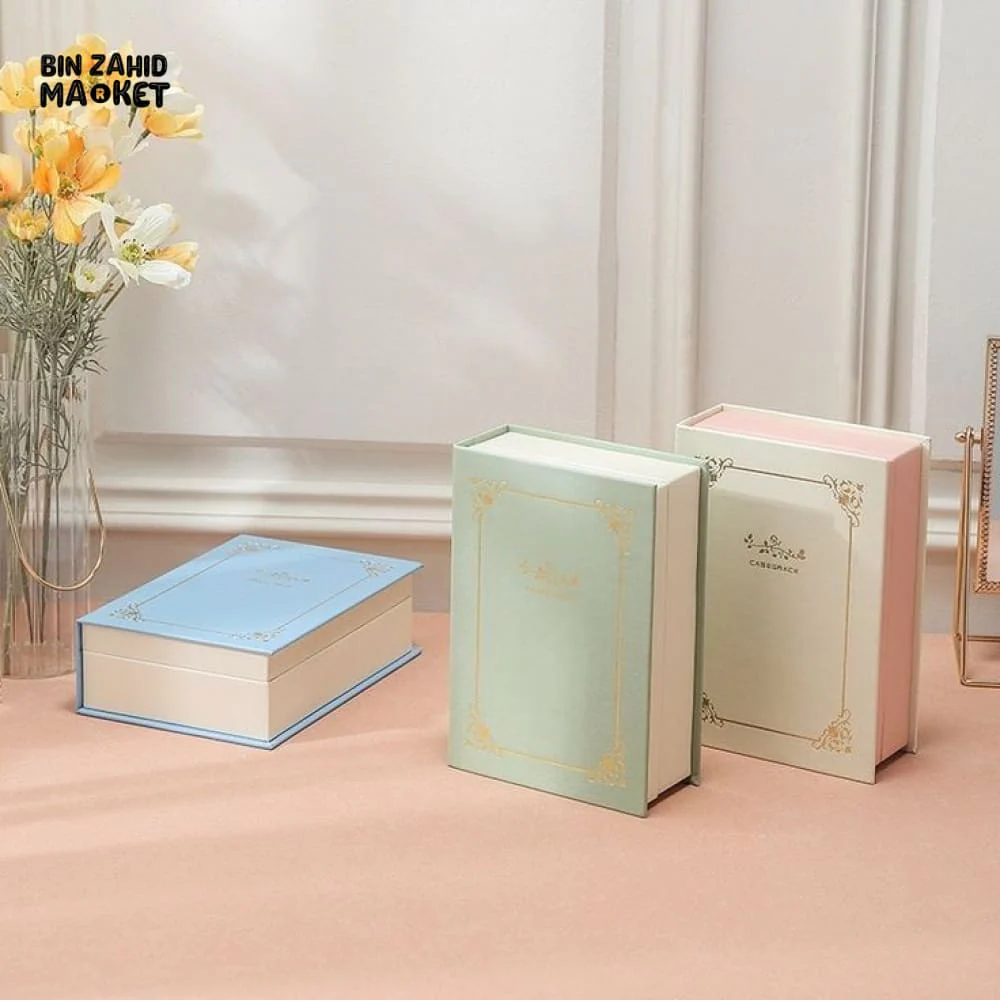 FAUX BOOK SHAPED JEWELRY BOX WITH MAGNETIC LOCK - Image 4
