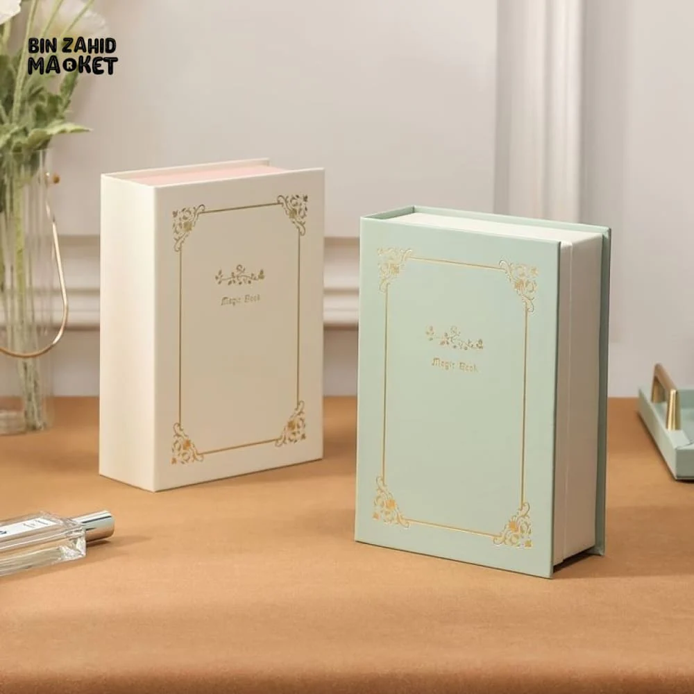 FAUX BOOK SHAPED JEWELRY BOX WITH MAGNETIC LOCK - Image 5