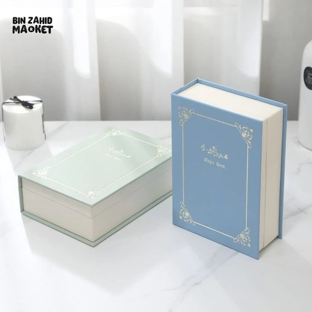 FAUX BOOK SHAPED JEWELRY BOX WITH MAGNETIC LOCK - Image 6