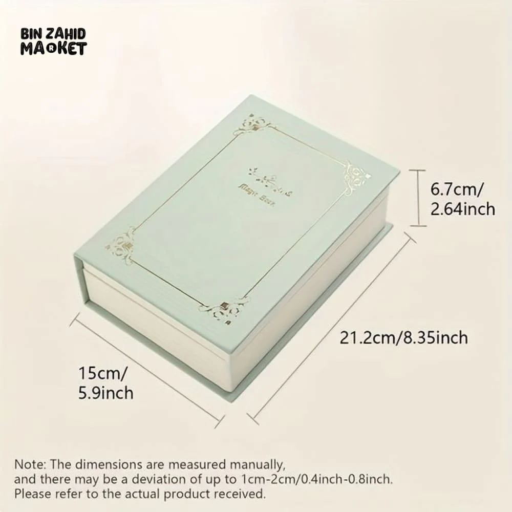 FAUX BOOK SHAPED JEWELRY BOX WITH MAGNETIC LOCK - Image 9