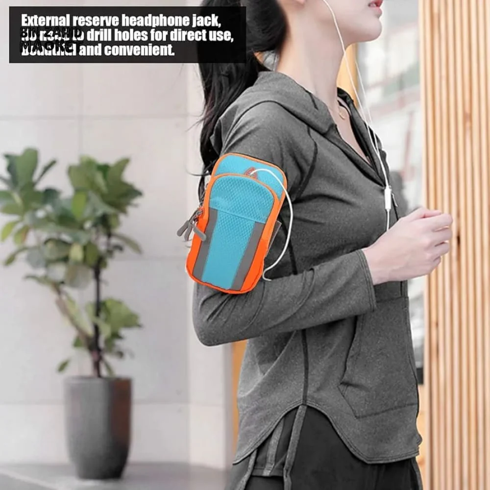 FITNESS ARM BAG – PHONE HOLDER WITH ZIP POCKET FOR KEYS & ID - Image 3