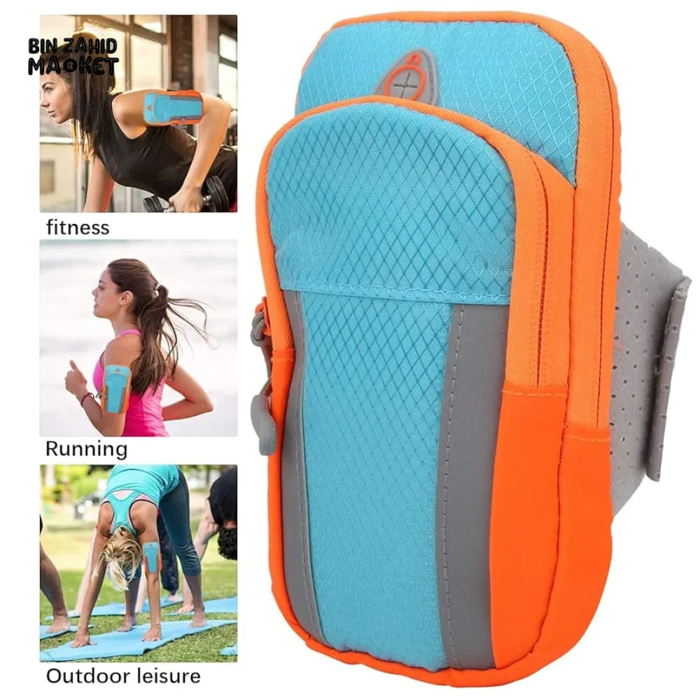 FITNESS ARM BAG – PHONE HOLDER WITH ZIP POCKET FOR KEYS & ID - Image 4