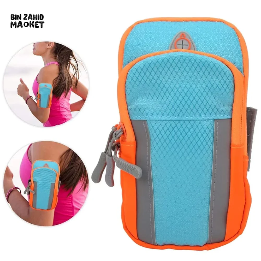 FITNESS ARM BAG – PHONE HOLDER WITH ZIP POCKET FOR KEYS & ID - Image 5
