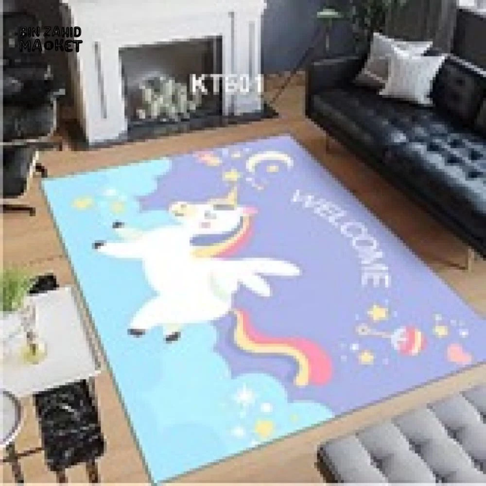 FLOOR MAT FOR LIVING ROOM AND BEDROOM DECOR -  UNICORN WELCOME MAT - Image 2