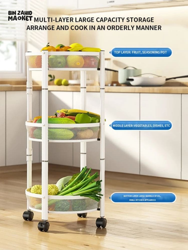 FOLDABLE 3 LAYERS IRON TROLLY - Image 3