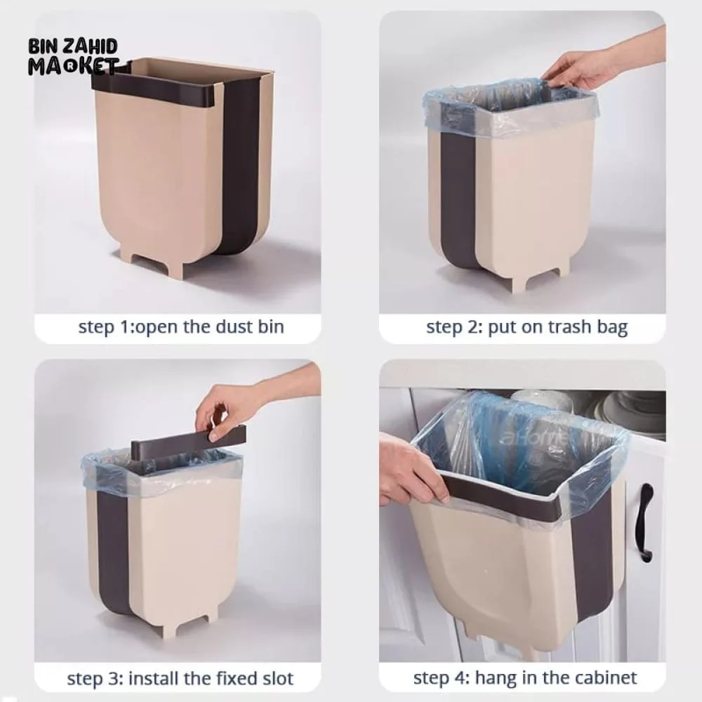 FOLDABLE CABINET TRASH BIN - Image 5